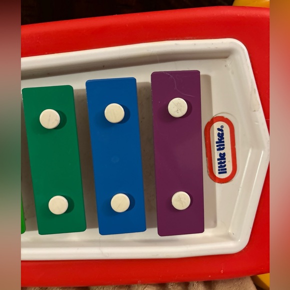 Vintage Little Tikes Xylophone Tap A Tune Musical Pull Toy - Picture 4 of 11